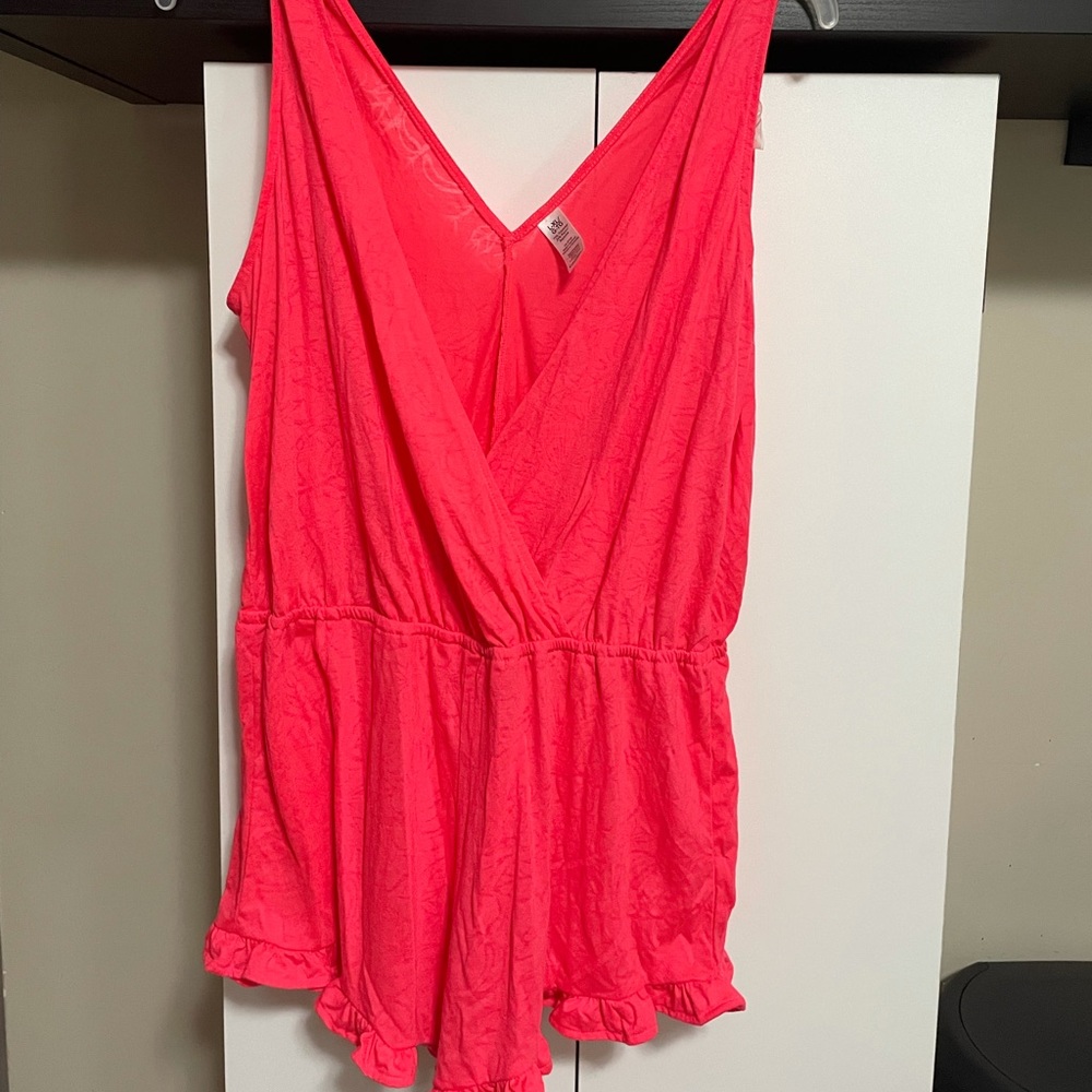 Swim coverup romper